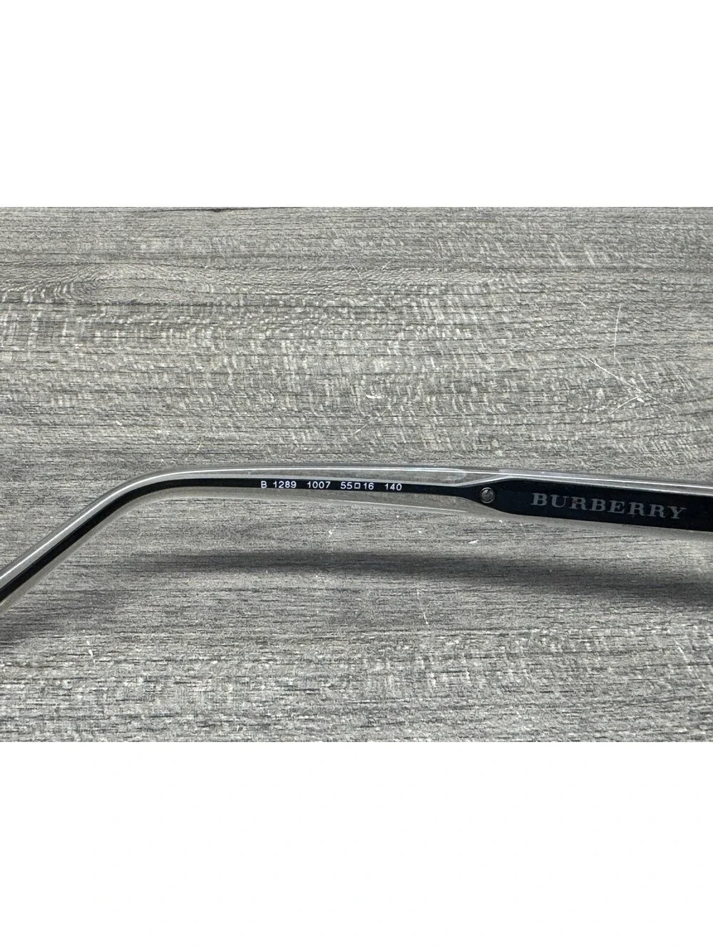 BURBERRY B 1289 1007 MATTE BLACK Authentic Eyeglasses 55[]16-140 Frames